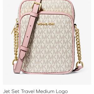 Jet Set Travel Medium Logo crossbody Bag Michael Kors
